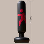 Arenzza Kids Inflatable Boxing Tumbler toy for children, featuring bright colors and a durable inflatable design for active play.