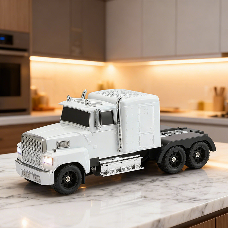 Arenzza toy truck model Bluetooth speaker with colorful truck design, perfect for kids and gift-giving.