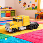 Arenzza truck model Bluetooth speaker for kids, featuring a colorful toy truck design with buttons and speaker grille.