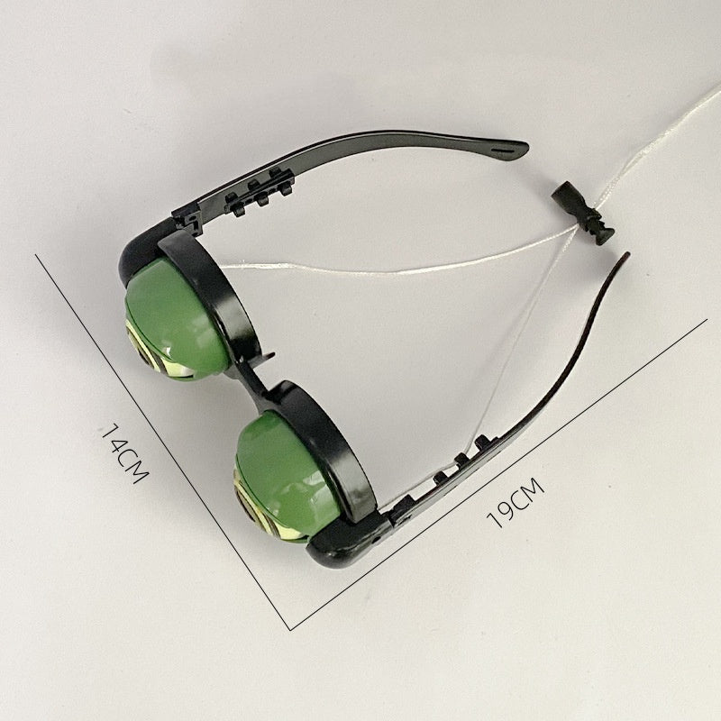 A pair of funny glasses with a winking eye mechanism by Arenzza, designed for kids and fun gift occasions.
