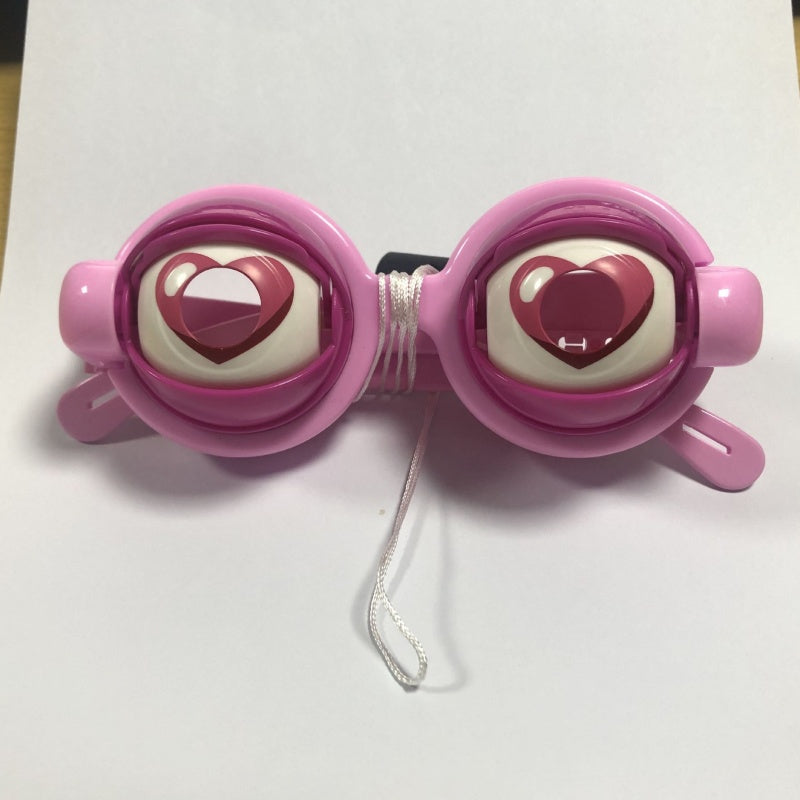 A pair of funny glasses with a winking eye mechanism, designed for kids and gifts, by Arenzza.