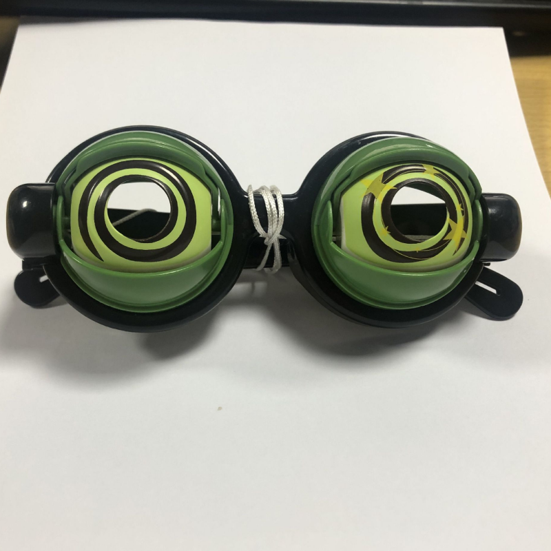 A pair of fun Arenzza funny glasses with a winking eye mechanism, designed for kids and gifts, vibrant and playful in style.