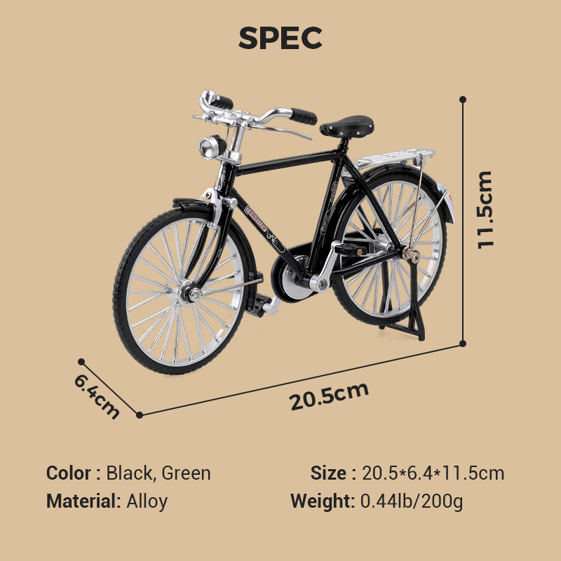 Aarenzza DIY bicycle model kit for kids and toys, featuring a detailed miniature bicycle for creative building and play.