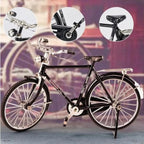 Arenzza DIY bicycle model toy for kids, featuring a detailed miniature bicycle with colorful parts and assembling components.