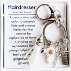 Arenzza hairstylist gift keychain with a playful toy design, perfect for kids and gift giving.