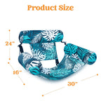Arenzza inflatable pool floating chair designed for relaxing in the water, featuring a bright, colorful float with a comfortable seat.
