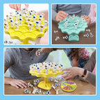 Balance Astronaut Board Game by Arenzza, featuring colorful astronaut-themed game pieces on a game board for kids' fun and learning.