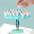 Balance Astronaut Board Game by Arenzza, a kids' toy featuring colorful astronaut pieces and a balance game setup.