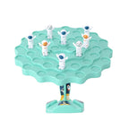 Arenzza Balance Astronaut Board Game for kids, featuring colorful astronaut pieces on a game board with planets and space-themed design.