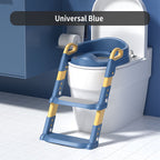 Arenzza potty training toilet seat with ladder for kids, featuring bright colors and a sturdy step ladder for easy access.