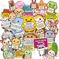 Colorful Arenzza emotional support stickers featuring positive messages and fun designs for kids and gifts.