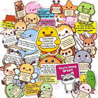 Colorful Arenzza emotional support stickers featuring positive messages and fun designs for kids and gifts.