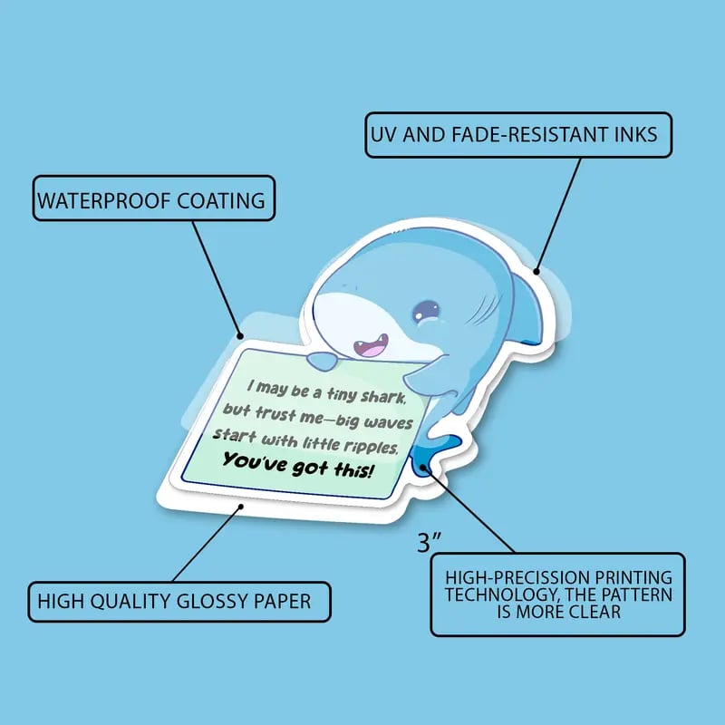 Arenzza positive emotional support buddies stickers featuring colorful, playful designs for kids and gifts.