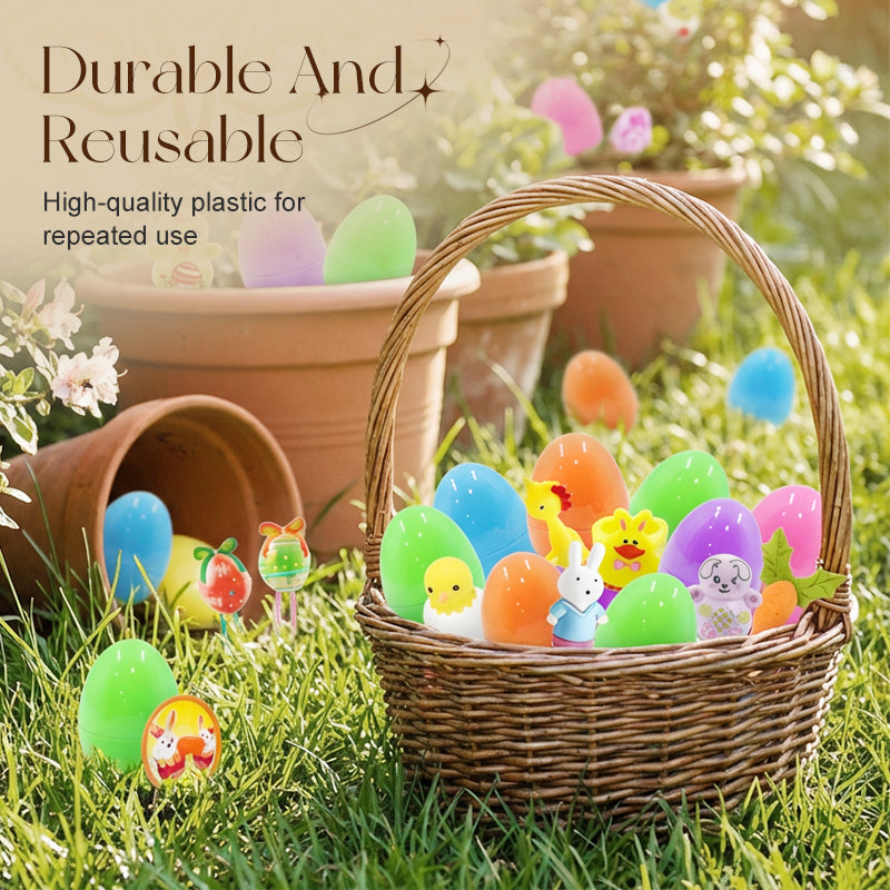 Arenzza 24 pre-filled Easter eggs toy set featuring colorful surprises for kids, perfect for Easter celebrations and gift-giving.