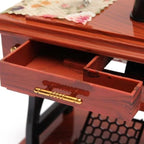 Arenzza wood mini sewing machine music box toy for kids, featuring intricate design and a musical mechanism, perfect as a gift.