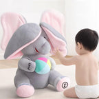 A cute Arenzza Hide And Seek Elephant plush toy for kids, featuring soft fabric and playful design, ideal for cuddling and gift-giving.