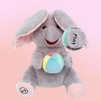 Arenzza cute hide and seek elephant plush doll, soft toy for kids and gifts, featuring a playful, huggable design.