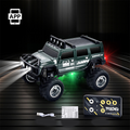 Aarenza mini RC off-road truck with lights, colorful toy car designed for kids, perfect for outdoor play and gift-giving.