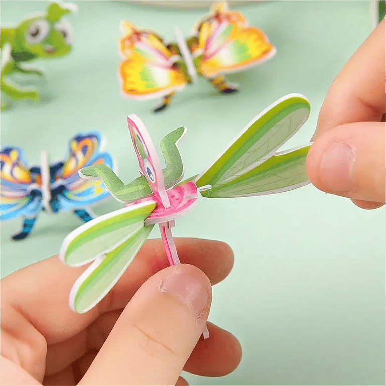Colorful 2025 Educational 3D Cartoon Puzzle toy for kids by Arenzza, featuring vibrant 3D cartoon characters and engaging design.