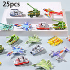 Colorful 2025 Educational 3D Cartoon Puzzle by Arenzza, featuring vibrant toy pieces designed for kids' learning and play.