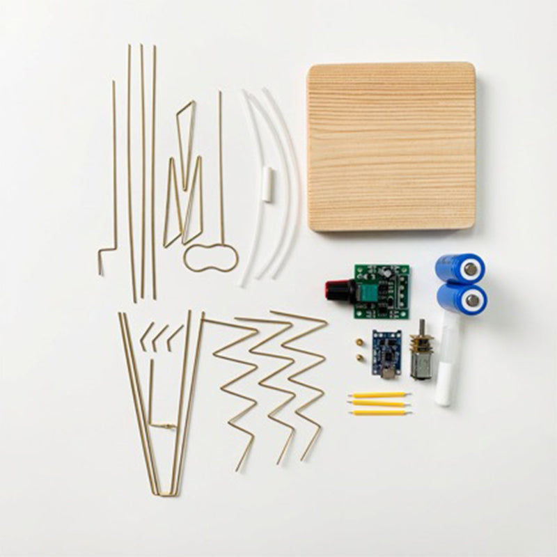 Arenzza DIY retro windmill night light kit for kids, featuring colorful parts and assembled windmill design for creative bedtime decor.