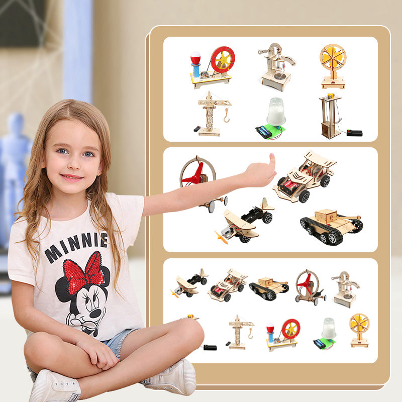 Arenzza handmade creative technology toy for kids, featuring colorful components and innovative design, perfect for gift and play.