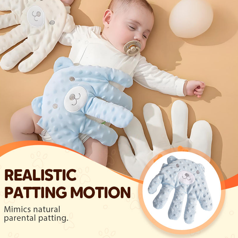 Arenzza Smart Soothing Baby Sleep Palm toy with soft, colorful fabric designed to comfort and soothe infants during sleep.
