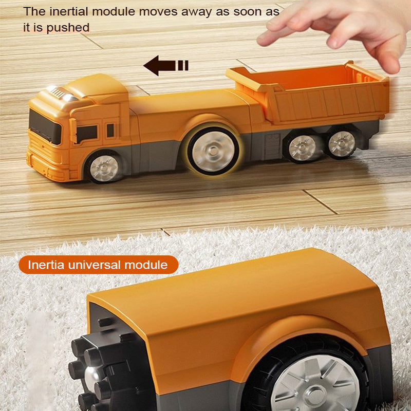 Arenzza Magnetic Transform Engineering Car toy for kids, featuring assembled metal pieces forming a sleek, modern vehicle model.