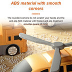 Arenzza magnetic transform engineering car toy for kids, assembled and colorful, showcasing its movable parts and creative design.