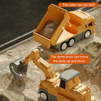 Arenzza magnetic transform engineering toy car assembled with colorful magnetic pieces, designed for kids and gifts.