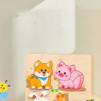 Educational Wooden 3D Puzzle toy by Arenzza featuring colorful interlocking wooden pieces for kids' learning and play.