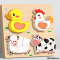 Arenzza educational wooden 3D puzzle toy featuring colorful interlocking pieces designed for kids' learning and play.