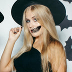 A Halloween prank makeup temporary tattoo by Arenzza featuring spooky designs for kids and kids’ toys, perfect for costume fun.