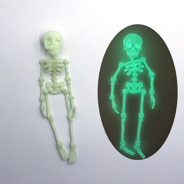 A 3D printed vintage skeleton magnetic figurine by Arenzza, featuring a detailed skeleton design for toys, gifts, or display.