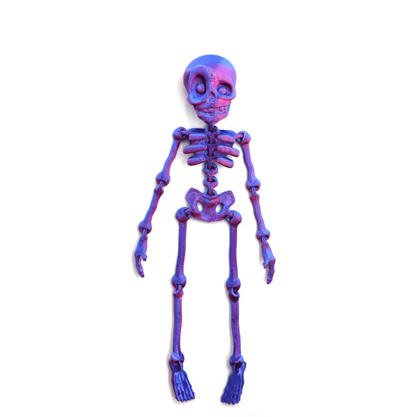 3D printed vintage skeleton magnetic figurine by Arenzza, featuring a detailed skeleton design perfect for toys, gifts, or decorations.