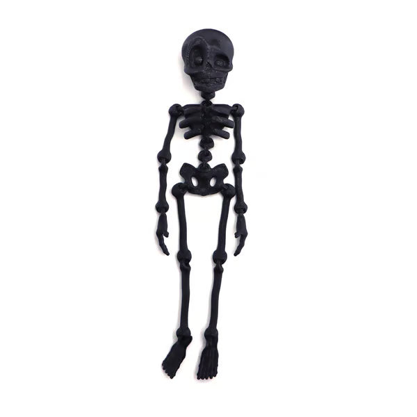 3D printed vintage skeleton magnetic figurine by Arenzza, detailed skeleton toy with magnetic parts, perfect for vintage-themed decor or gifts.