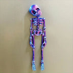 3D printed vintage skeleton magnetic figurine by Arenzza, featuring a detailed skeleton design perfect for toys, gifts, or decor.