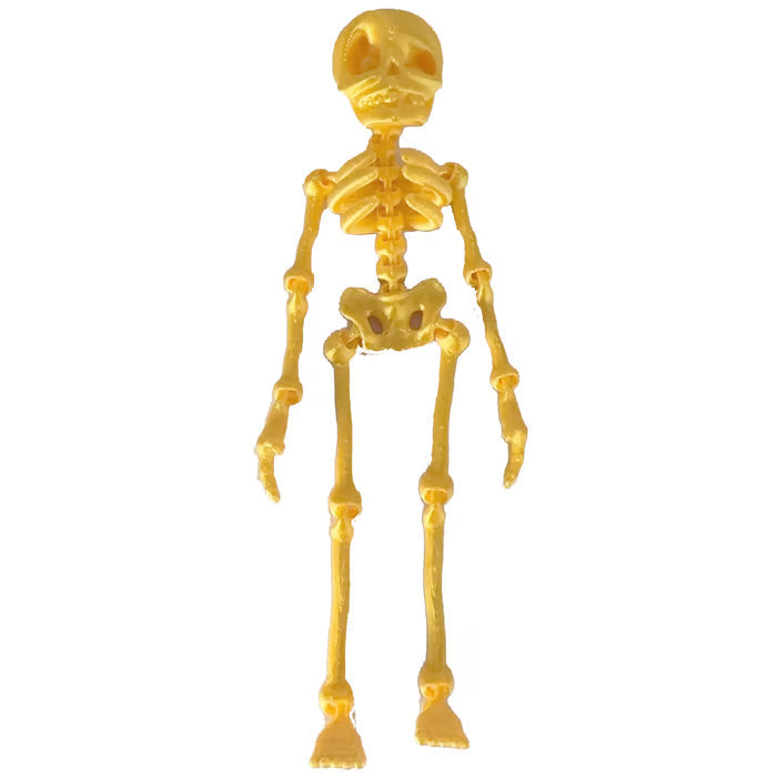 3D printed vintage skeleton magnetic figurine by Arenzza, featuring detailed design perfect for toys, gifts, or decorations.