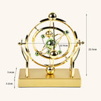 Arenzza celestial orbit perpetual motion pendulum toy with rotating celestial spheres, decorative home rotary ornament.