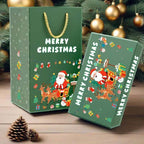 Aarenza folding bouncing Christmas gift box toy for kids, featuring festive holiday design and bright, colorful decoration.