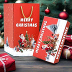 Aarenza folding bouncing Christmas gift box toy for kids, featuring colorful holiday design and sturdy construction.