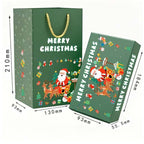 Arenzza folding bouncing Christmas gift box toy for kids, featuring a festive holiday design with bright colors and playful shape.