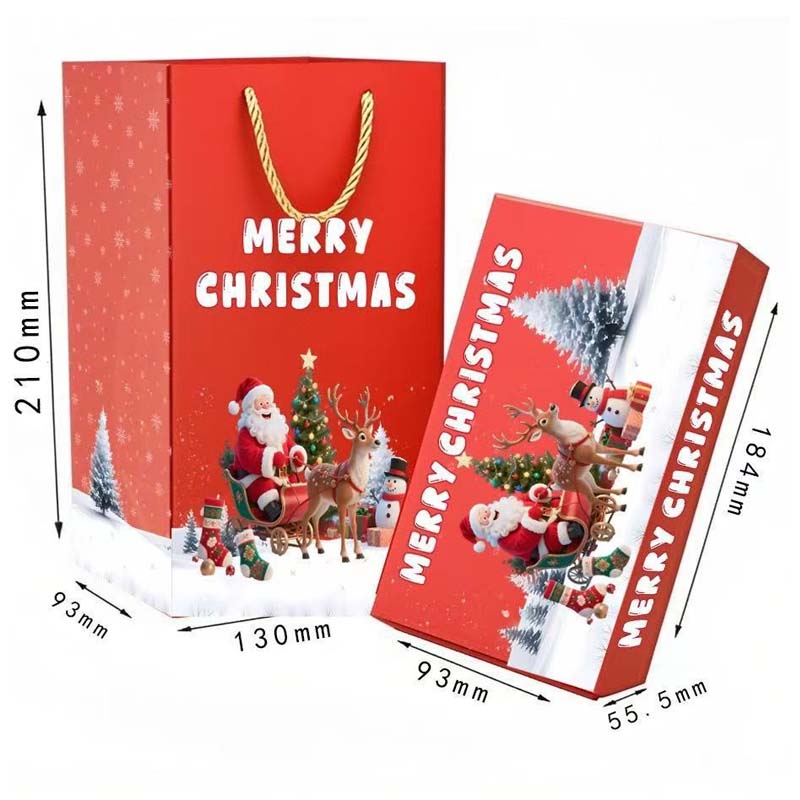 Arenzza folding bouncing Christmas gift box toy for kids, featuring festive holiday design with bright colors and unique bouncing mechanism.