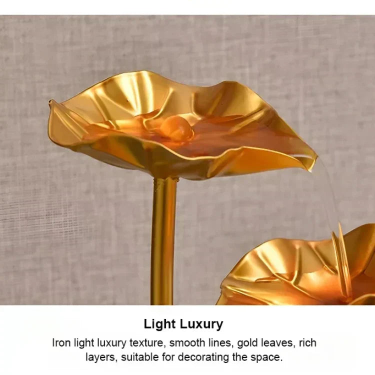 Aarenzza luxury aquarium-shaped lotus ornament toy, colorful and creative decorative piece for kids and gifts.