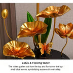 Arenzza luxury aquarium-shaped toy ornament with lotus design, suitable for kids and gift decoration, creative and decorative.
