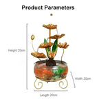 Arenzza luxury toy ornament shaped like an aquarium with lotus flowers, designed for kids and gift purposes, featuring intricate details.