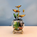 Arenzza luxury aquarium-shaped toy ornament with lotus design, ideal for kids' gifts and creative home decor.