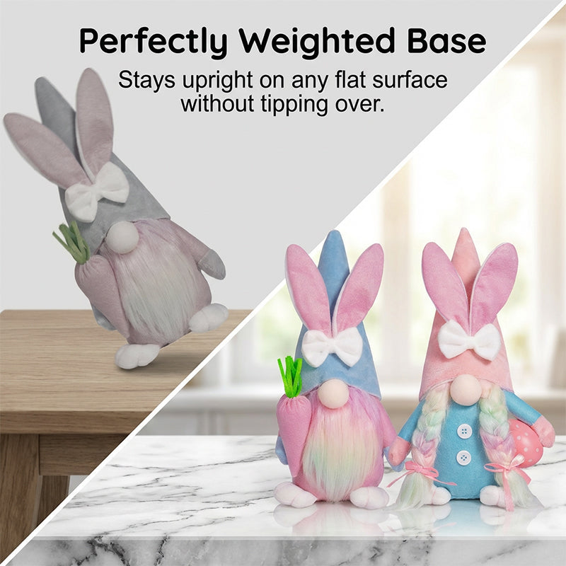 Faceless Bunny Doll from Arenzza, Easter-themed toy with soft plush fabric, perfect for kids' Easter decor and gifts.