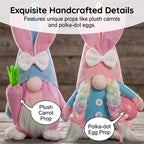 Faceless bunny doll by Arenzza, Easter-themed plush toy for kids and decor, featuring soft fabric and adorable bunny shape.