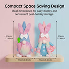 Faceless bunny doll for Easter decor by Arenzza, soft plush toy with bunny features, perfect for kids' Easter gifts and decorations.
